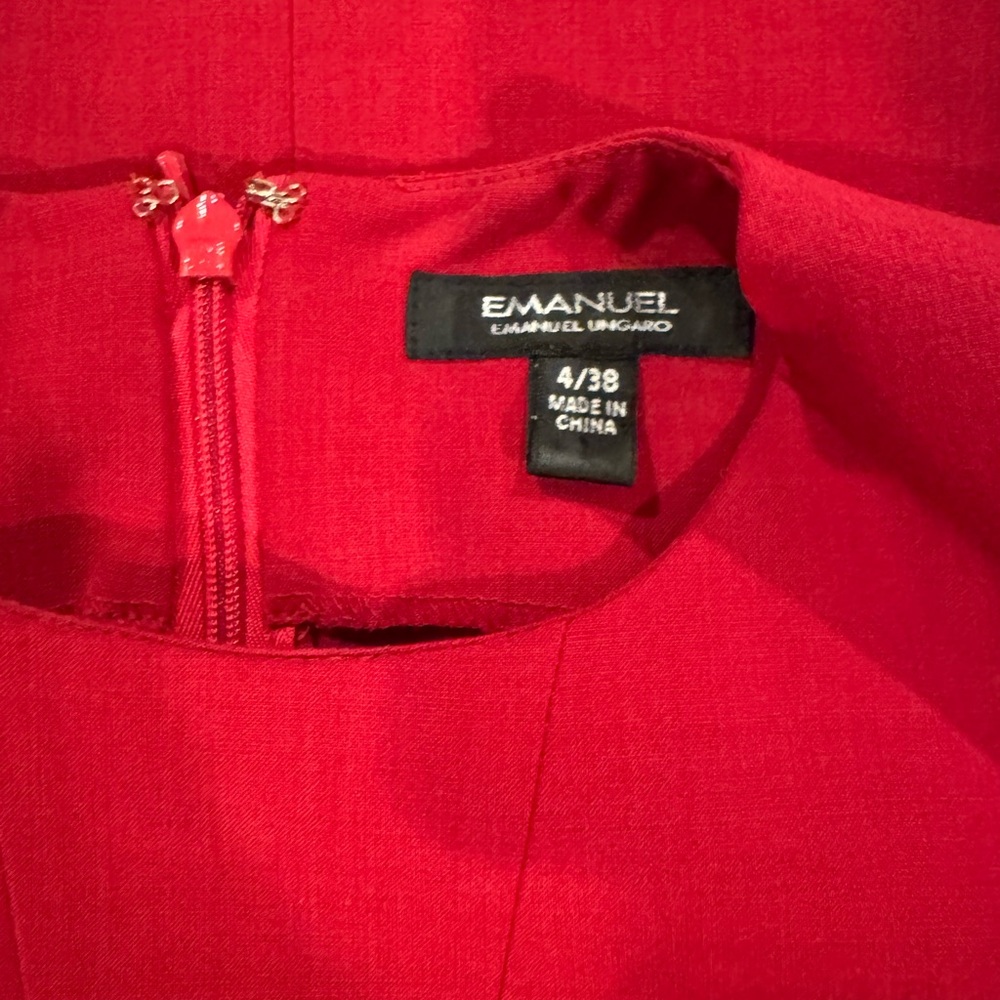 Emanuel Ungaro Red Maxi Dress